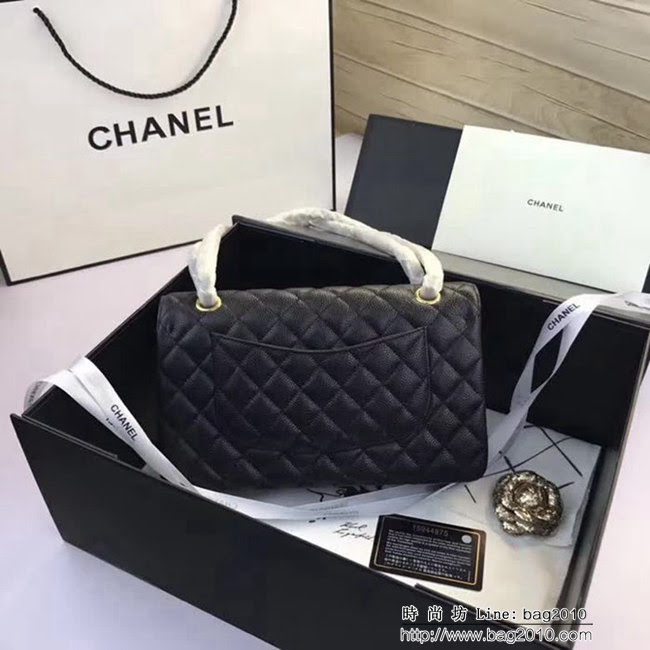 香奈兒CHANEL 升級版A1112全新經典小羊皮金銀鏈條單肩斜挎包 DSC1735